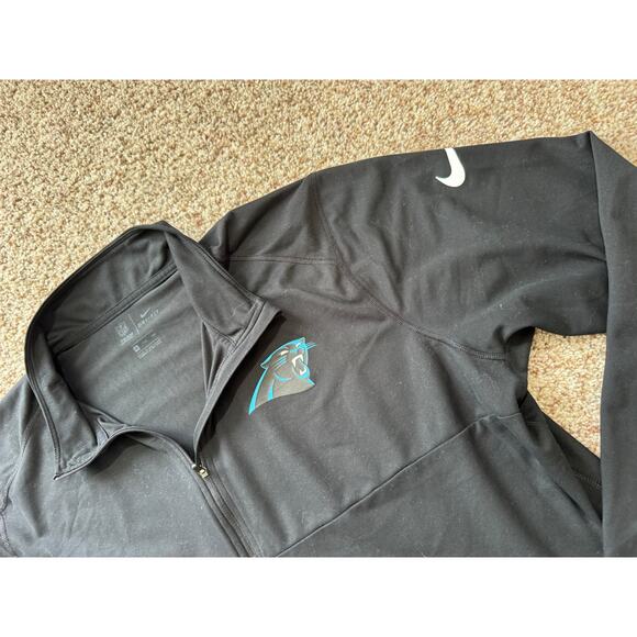 NIKE Carolina Panthers 1/4 Zip, Lightweight, pullover. Size XXL Womens - Picture 3 of 7